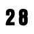 28 cm