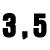 3,5 cm