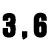 3,6 cm