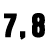 7,8 cm